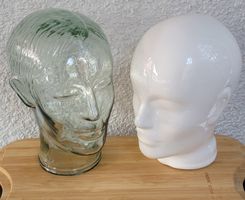 2 Vintage Hutständer Dekoration Glas/Keramik 
