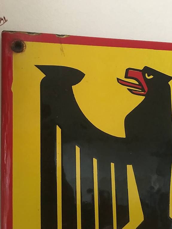 Insegne: Plaque émaillées Post Allemagne – Usato da Lausanne venduto da Loopaul 2