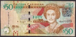 Eastern Caribbean Staates 50 Dollars 2015