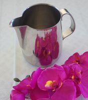 Vintage ALESSI Milchkrug Edelstahl 
