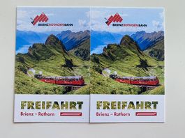 2 Tickets auf das Brienzer Rothorn