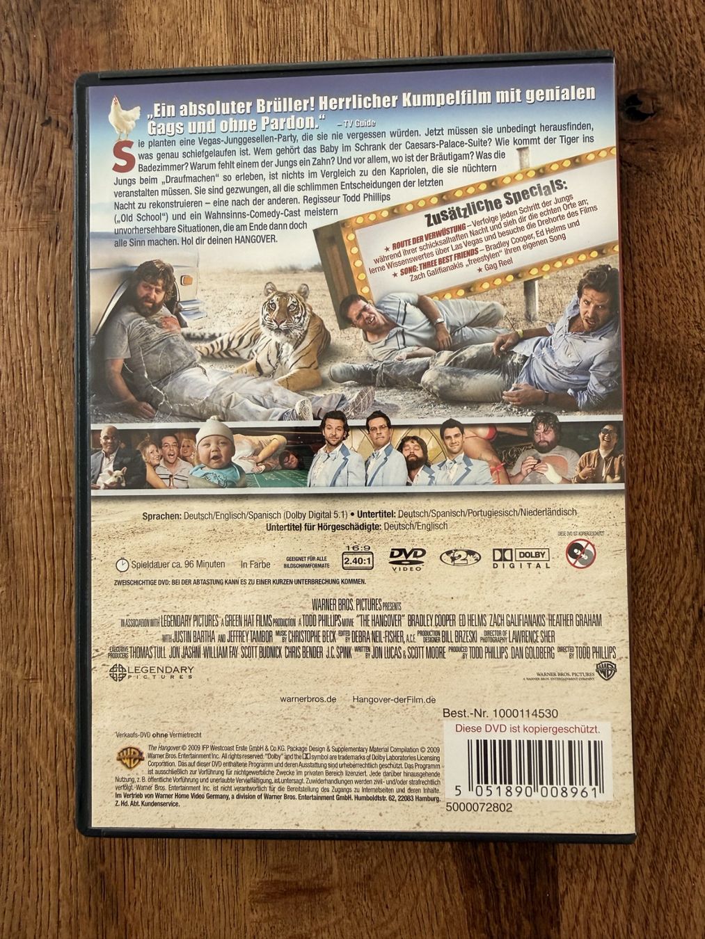 Tous les DVDs: The Hangover (2009) – D'occasion à Zürich par Gekuu 1