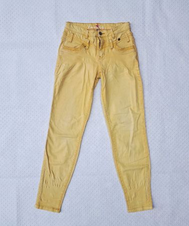 Gelbe Jeans von Buena Vista, Grösse XS - Sommer-Look!