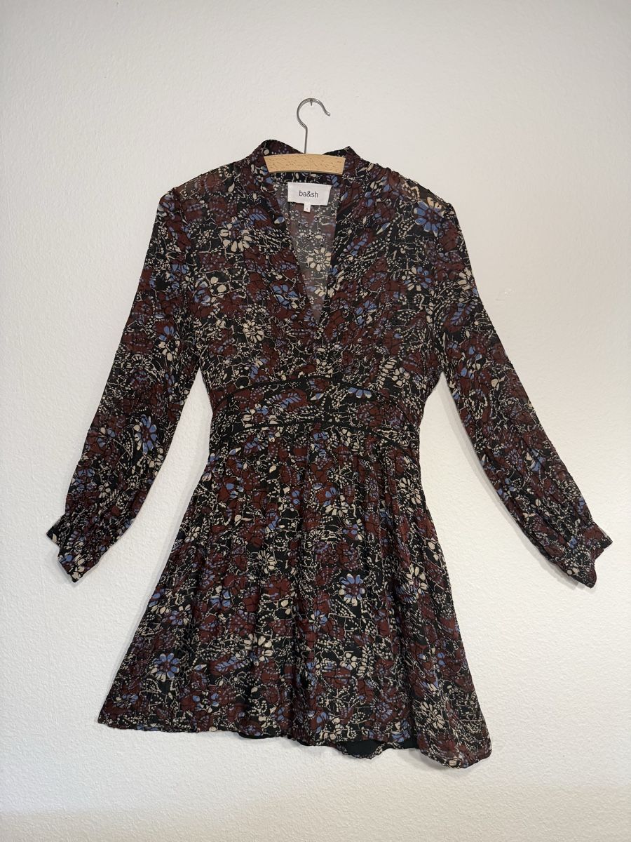 Ba&Sh Vestiti: Ba&sh Kleid, Grösse 1, Blumenmuster – Usato da Stäfa venduto da buecher10 1