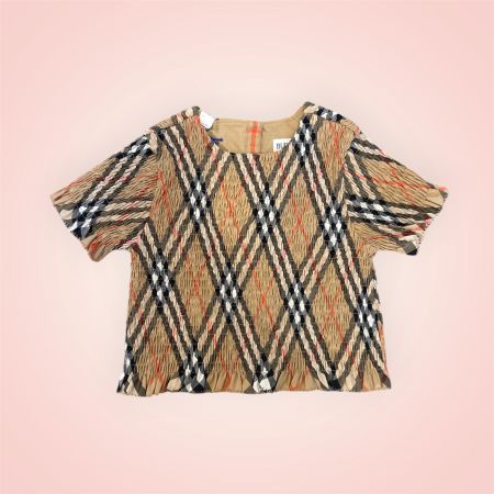 Burberry Kinder Bluse, Grösse 12M, kariert