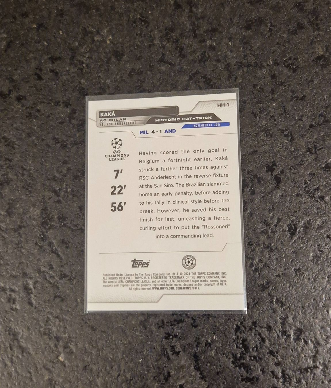 Topps Sammelbilder & Trading cards: Kaka - AC Milan - Topps – Neu (gemäss Beschreibung) aus Burg AG von Danoe 1