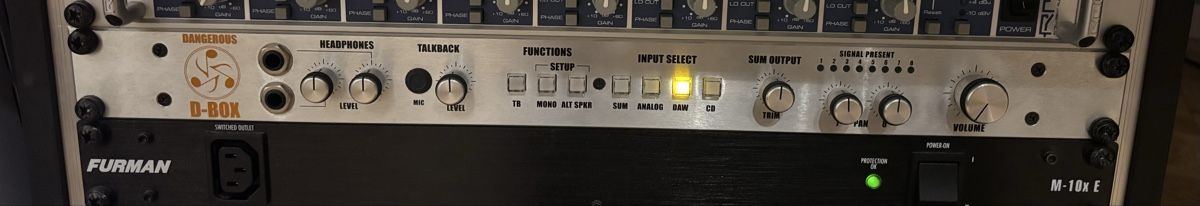 Steuerung: Dangerous Audio D-Box Monitoring Controller – Gebraucht aus Schalunen von joelsbest