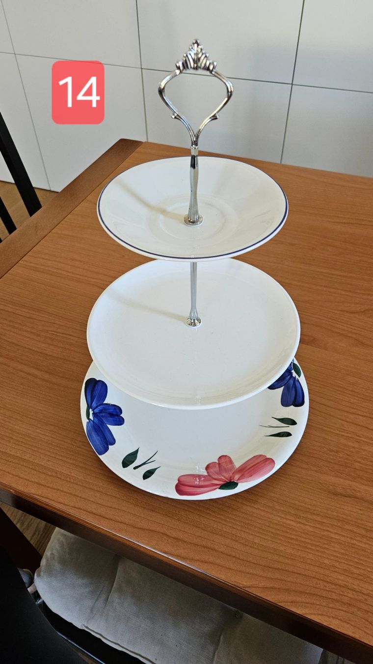Set di piatti: Alzatina tripla (14) – Usato da Melano venduto da H-Sara