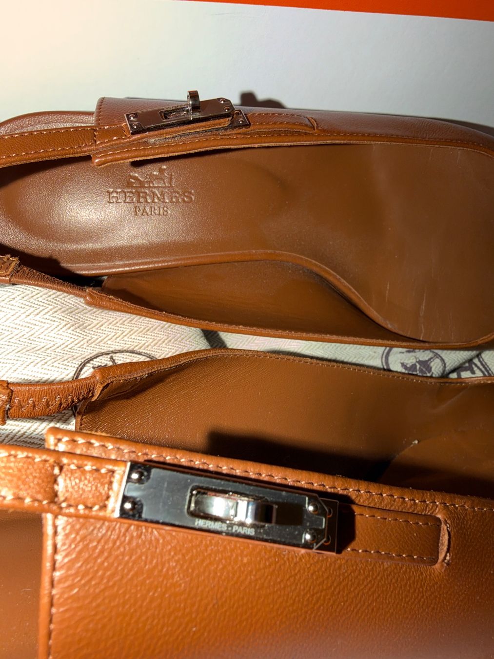 Hermès Damenschuhe: Hermès leather shoes – Gebraucht aus Genève von val_rp9x 3