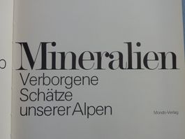 Mineralien - Verborgene Schätze unserer Alpen. Top Zustand!