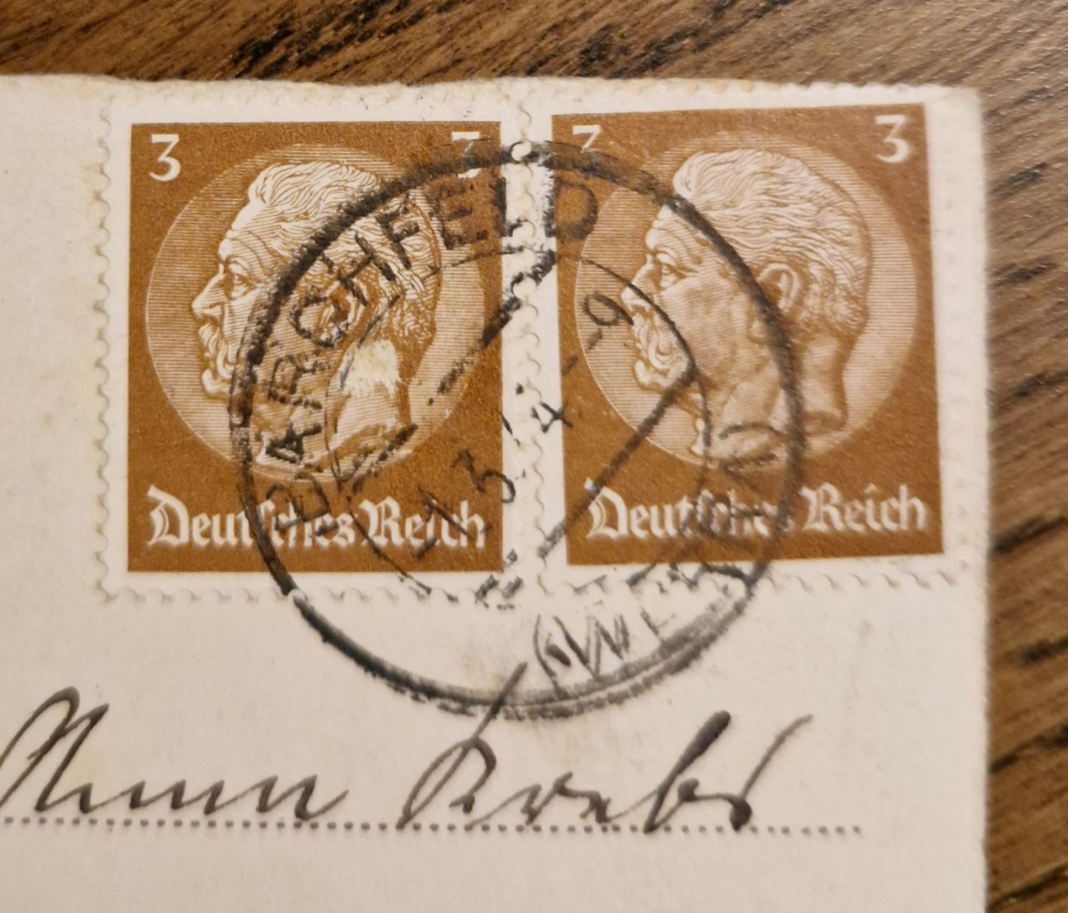 Cartoline postali: Romantische Geburtstagdwünsche 1934 – Usato da Ebikon venduto da Donar50 1