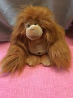 Peluche orang-outan marron hauteur 21 cm bon état