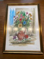 Aquarell , Klaus Prior * 28. Juli 1945 in Wesel,  CH - Maler