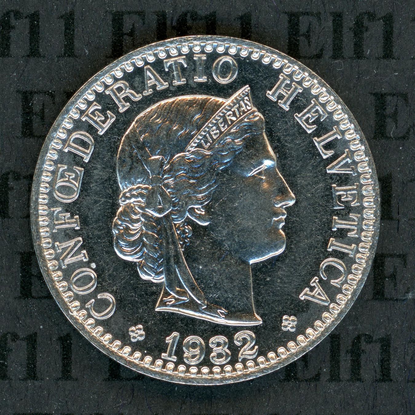 Tutti le monete: CHF___0.20 1932 -unz 20 Rappen – Usato da Widnau venduto da Elf11
