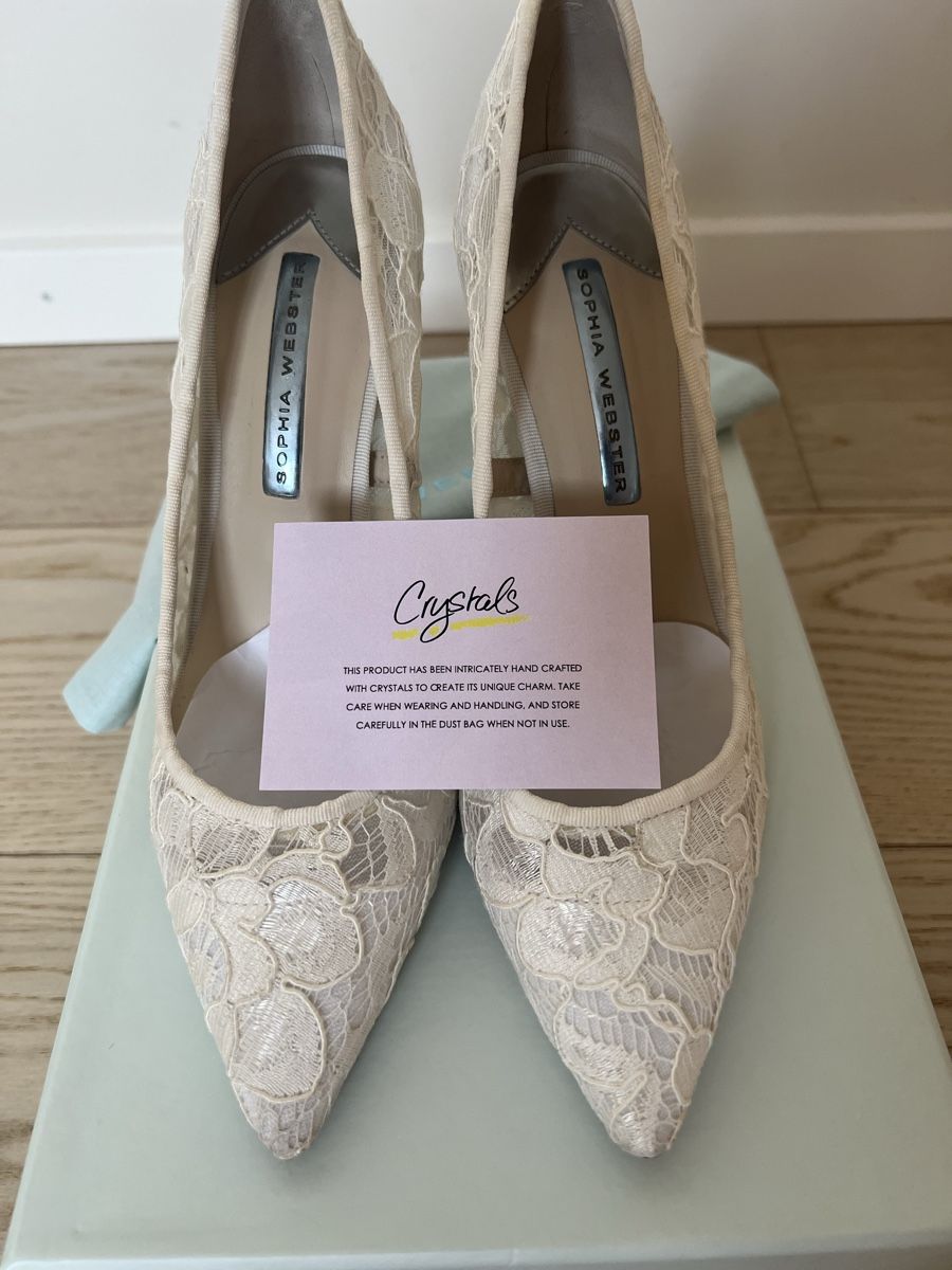 Scarpe da donna: Sophia Webster Cristal wedding shoes – Usato da Dully venduto da rev_l7jp 4