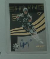 Cyrill Henry Shining Rookie Auto HC Lugano