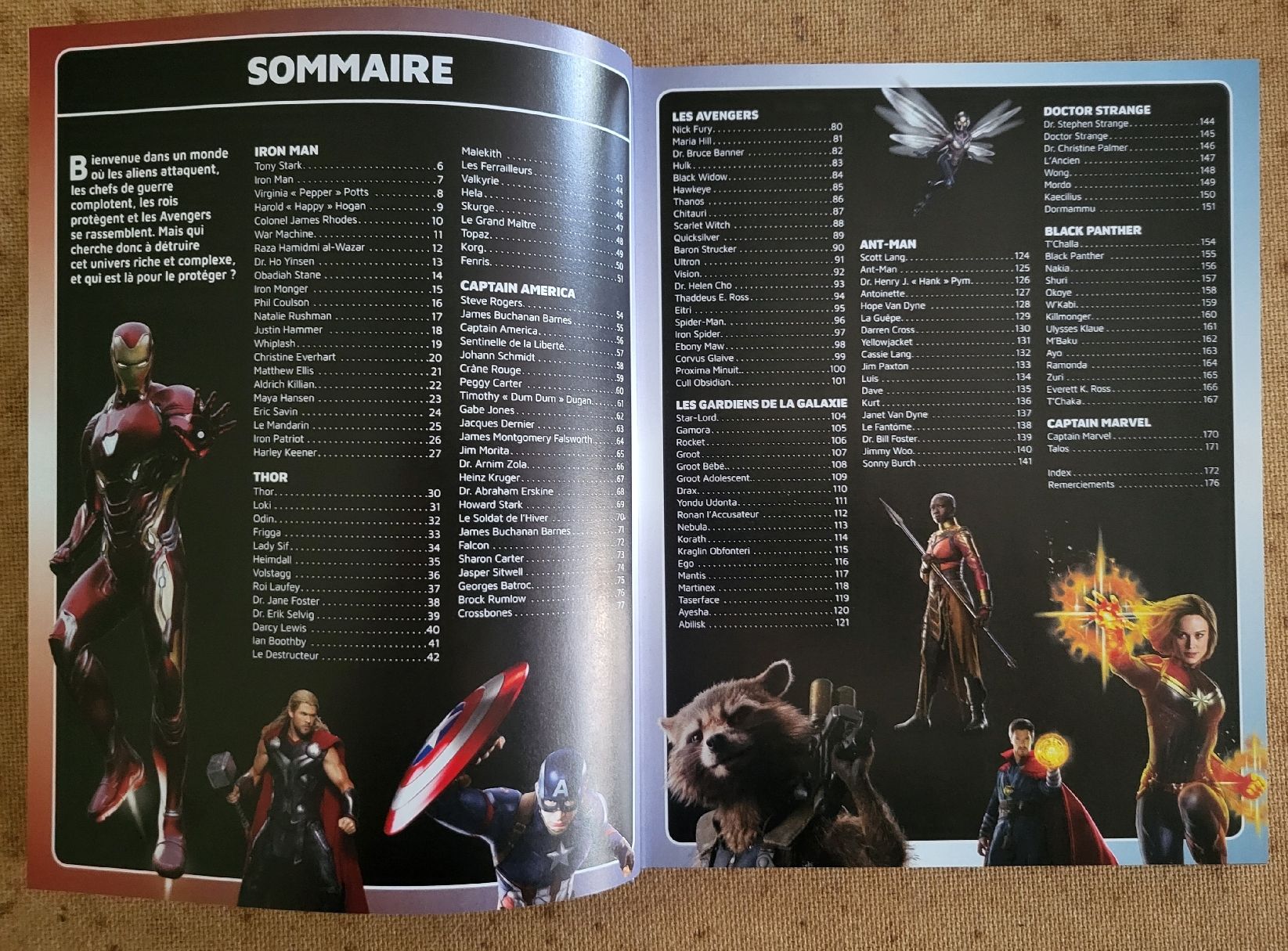Bücher: Encyclopédie des Personnages Marvel Studios Hachette – Gebraucht aus Montet (Glâne) von KOADA 3