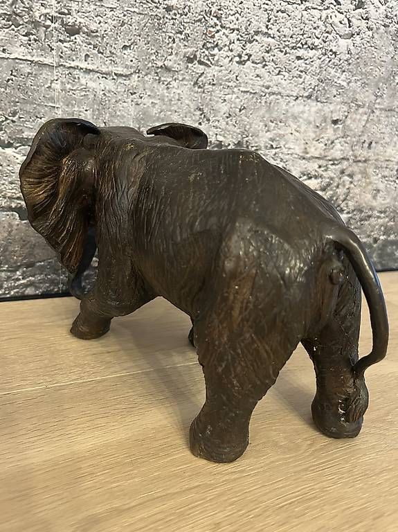Statuette: Afrikanischer Elefant Vintage Deko Messing – Usato da Baar venduto da Jungle4 2