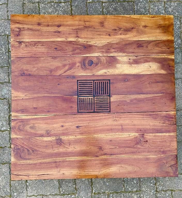 Tavoli: Table basse en bois massif – Usato da Forel (Lavaux) venduto da kiki029 1