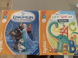 2 Tiptoi Bücher Die Eiskönigin und Buchstaben Set