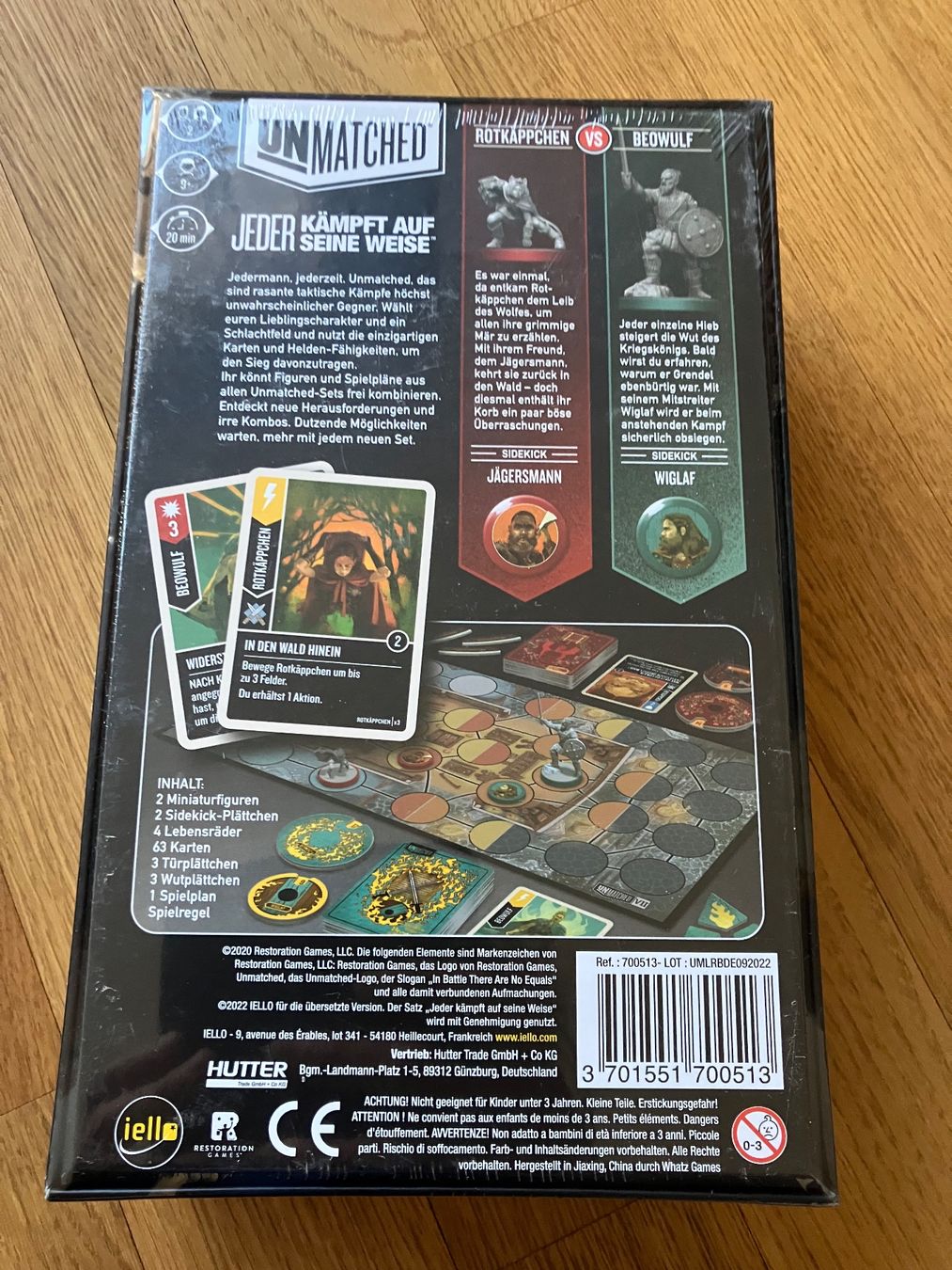 Spiele: Unmatched: Rotkäppchen vs. Beowulf – Neu und originalverpackt aus Bubikon von tokidoki 1