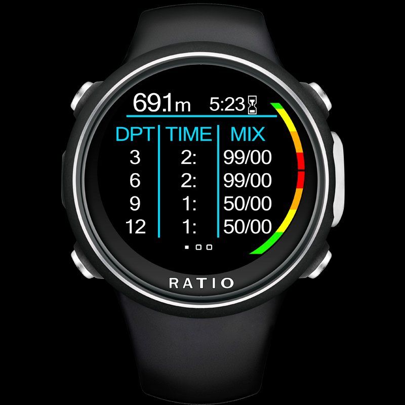 Orologi: Tauchcomputer und Uhr Ratio iDive Color Tech+ – Nuovo e nell'imballaggio originale da Effretikon venduto da Waterworld1 3