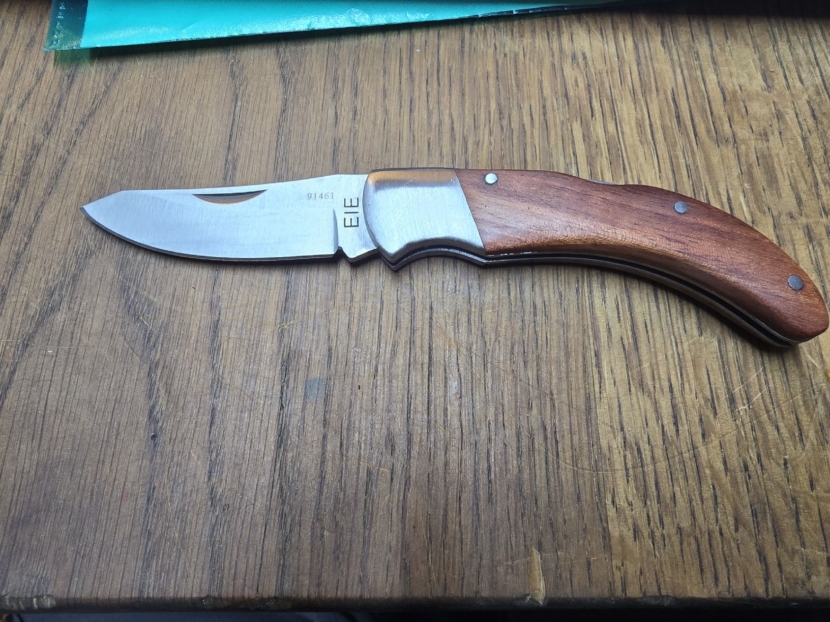 Coltelli tascabile: Taschenmesser EIE 91461 rostfrei Holzgriff – Usato da Rorschach venduto da TimelessTrading