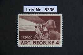 2. Weltkrieg-Marke Artillerie-Beobachter            Los 5336