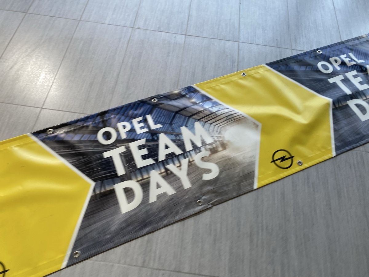 Poster & Bilder: Blache Opel Team Days 60cm x 6m  – Gebraucht aus Hägglingen von Karin0802 5
