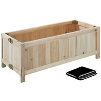 Hochbeet klappbar 30L inkl. Folie 70x30x25cm PLANTORA