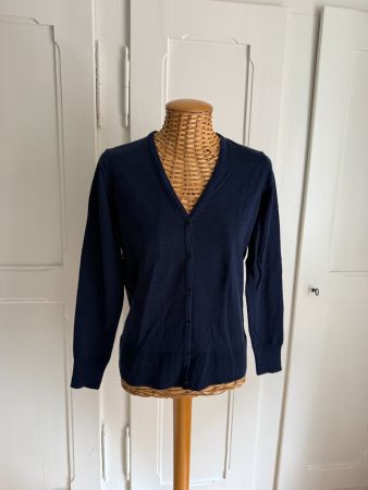 C.C.FIFTY-FIVE - Cardigan Strickjacke dunkelblau M