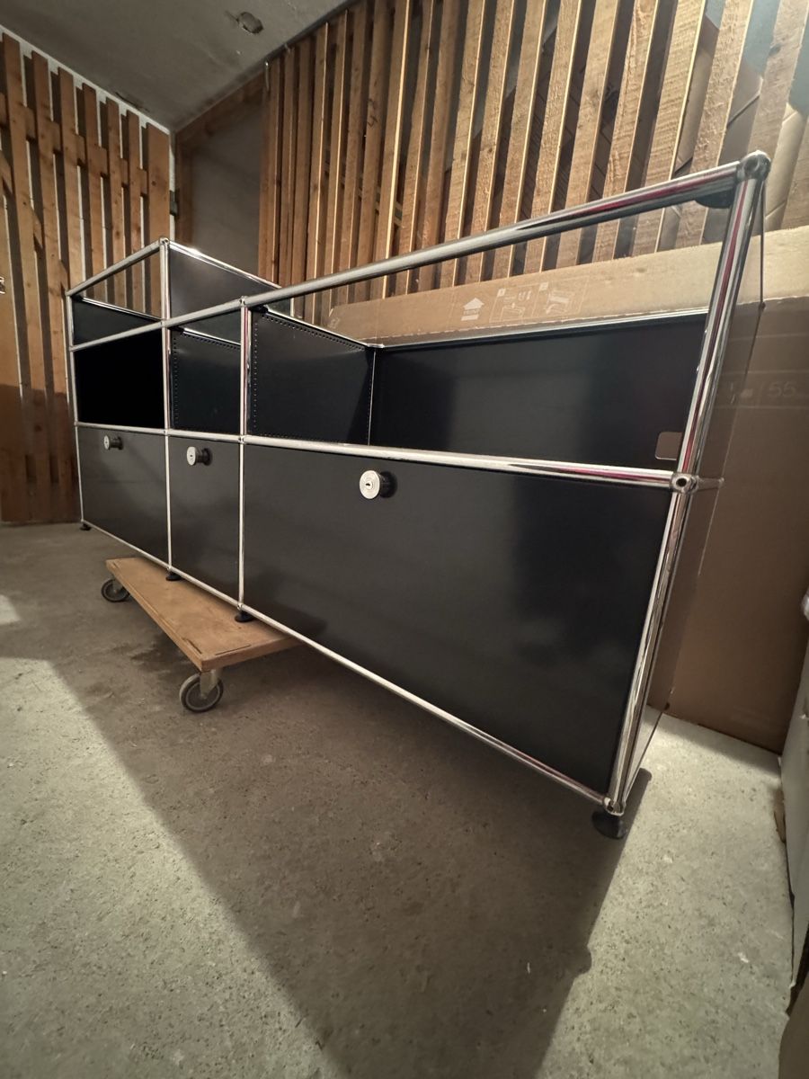 Cassettiere: USM Haller Sideboard schwarz - 187cm – Usato da Bern venduto da nicolasovh 1