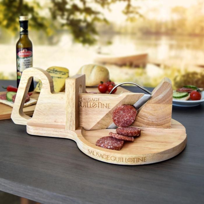 Elettrodomestici da cucina: Wurst-Guillotine mit doppelschneidiger Edelstahlklinge – Nuovo e nell'imballaggio originale da Weisslingen venduto da holz-spielen.ch 1