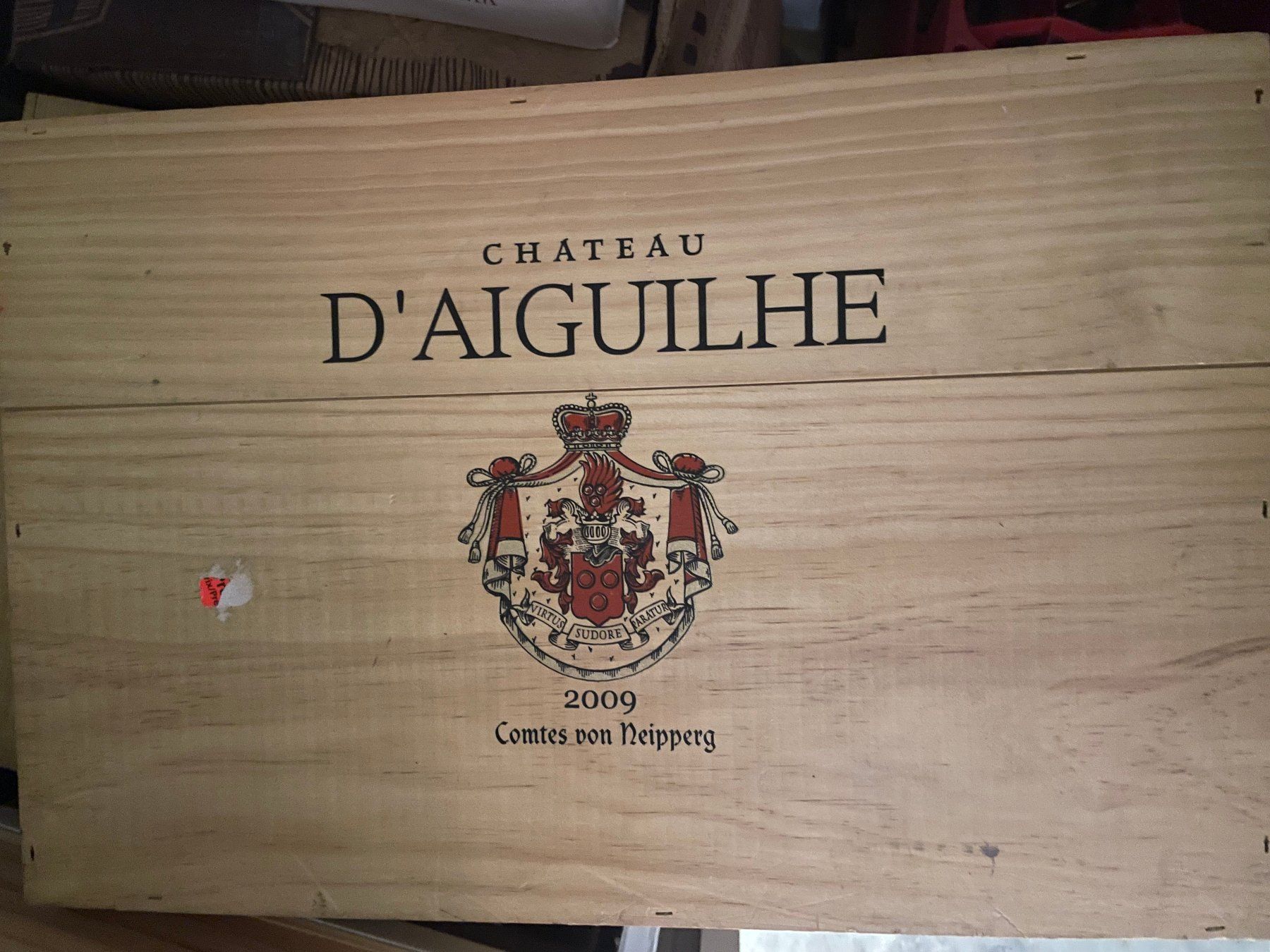 Vino: Chat. D`Aiguilhe  - Comte de Neipperg - Cotes Bordeaux 2009 – Nuovo (secondo la descrizione) da Rodersdorf venduto da luculus46 2