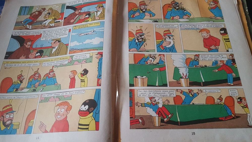 Livre BD Bibifoc et le sifflet magique dessin animé Bibi phoque Vintage A2
