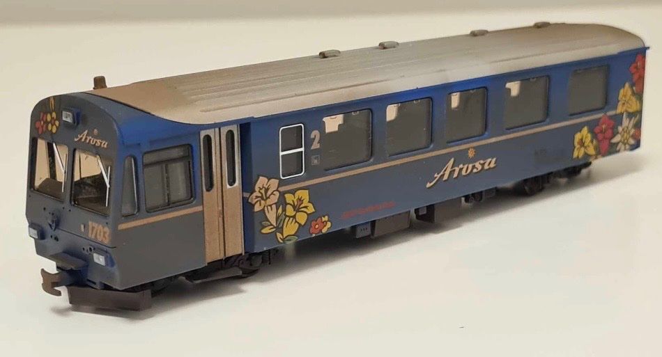 Bemo Modellini di ferrovie: H0m verwittert RhB Arosa Express 7-Teilig Bemo – Nuovo (secondo la descrizione) da Belp venduto da AEMA-Modellbau 8