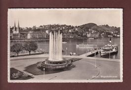 LUZERN - Wagenbachbrunnen - Schiff - 1941 // Falte //