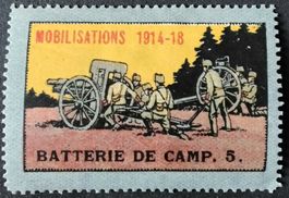 Soldatenmarke 1.WK, Batterie de Camp 5, Wi 1.Div 30