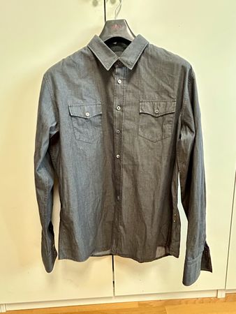 BOSS Hugo Boss Hemd XXL Slim Fit grau Langarm