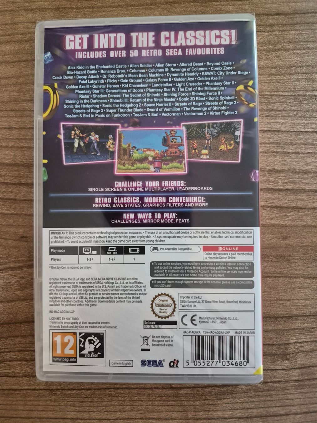 Giochi: Sega Mega Drive Classics – Nintendo Switch – Nuovo e nell'imballaggio originale da Lausanne 26 venduto da HipstersCollectibles 1