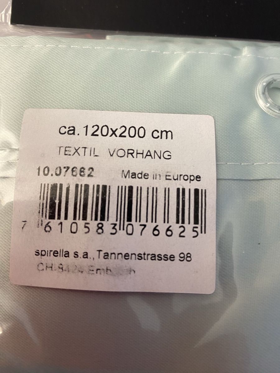 Vorhänge: Spirella Duschvorhang neu – Neu und originalverpackt aus Herrenschwanden von Cate67 5