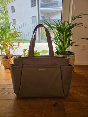 Kapten & Son Tasche L taupe super Zustand