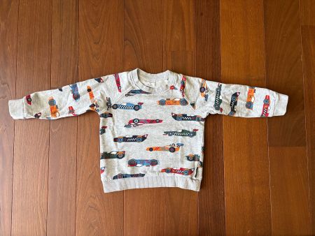 Polarn o‘Pyret Pullover 104 „ Racing Cars“