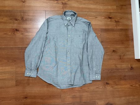 Lacoste Hemd Grösse 40 grau klassisch