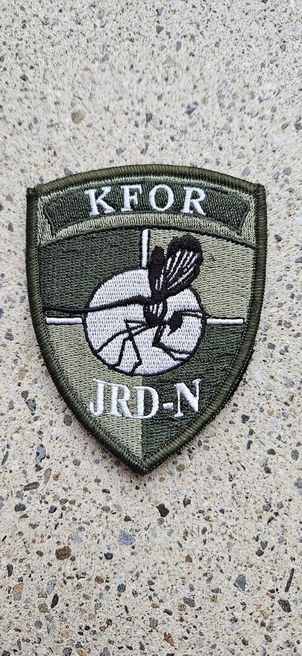 Schweizer Armee Placchette & Badge: *** Swisscoy Badge mit Klett *** – Nuovo e nell'imballaggio originale da Riedholz venduto da fr_sIruP