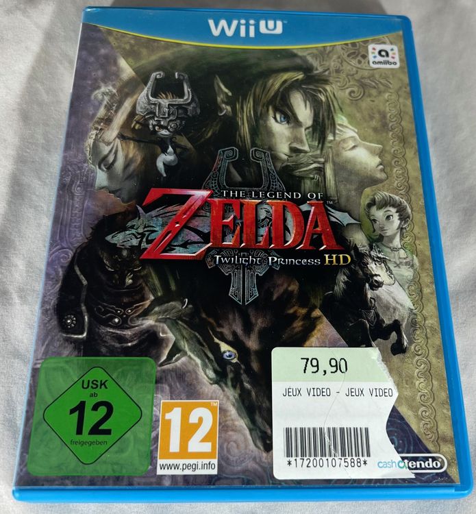 Jeu Wii The Legend Of Zelda: Twilight Princess - Bon état Complet