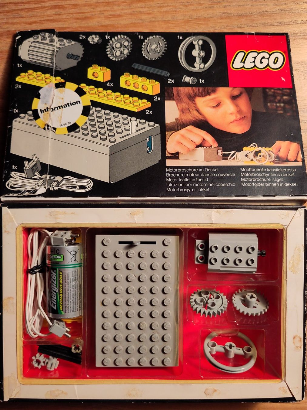 Lego Giocattoli: LEGO Technic 870 - 4.5V Motor - vintage – Usato da Lanzenhäusern venduto da Kula4 5