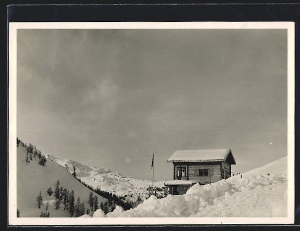 Cartoline postali: AK Arosa, Berg Hus Thiejen, 1933 – Usato da Berlin venduto da bartko-reher