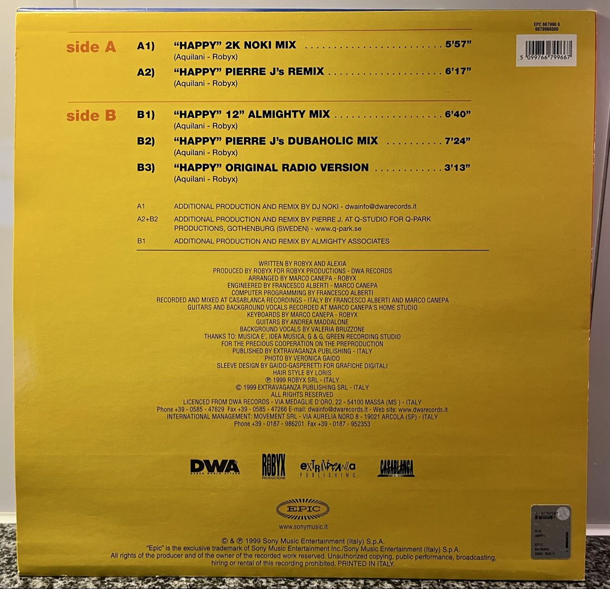 Schallplatten: ALEXIA / HAPPY – Gebraucht aus Sarnen von m-basic 1