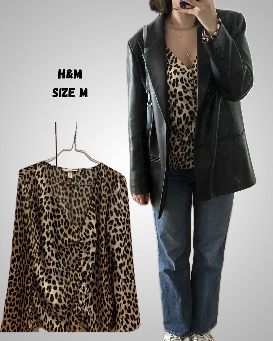 H&M Blusen: blouse H&M leopard – Neu (gemäss Beschreibung) aus Montreux von m.mlkstn